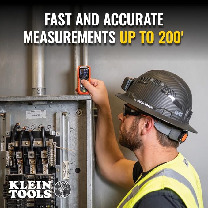 Klein Tools Laser Distance Measure, Measures in Feet - Image 3