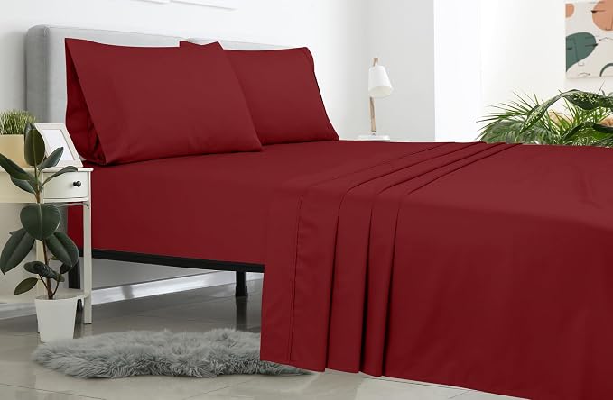 Royale Linens Twin XL Flat Sheet - Image 2