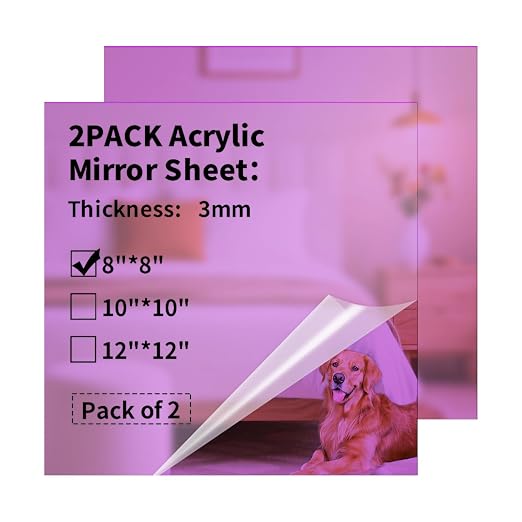 Mirror Acrylic Sheets 1/8 ” Thick by gdhwcxl
