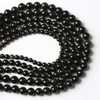 90PCS 4mm AAA Natural Black Obsidian Stone Beads Gemstone Round Loose Beads - Image 3