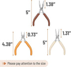 Mr. Pen- Pliers for Jewelry Making, 3 Pack, Chain Nose | Round Nose Pliers Set - Image 3