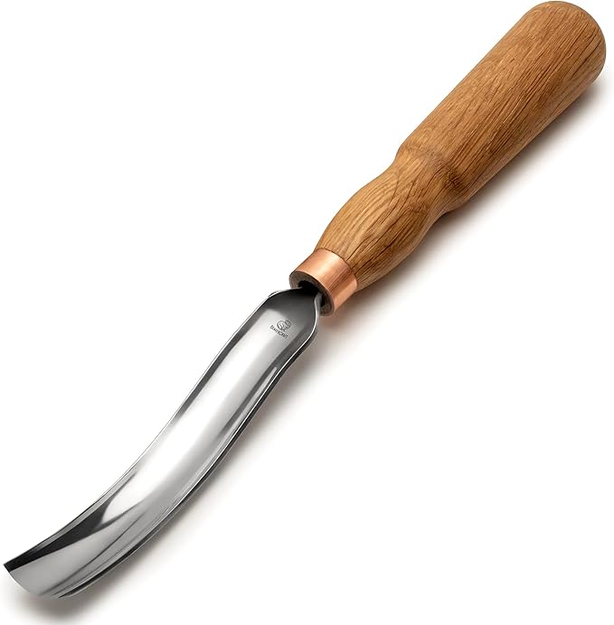BeaverCraft Wood Carving Gouge 7L/22 Spoon Carving Tools, Chisels by BeaverCraft