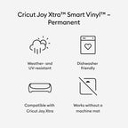 Cricut Joy Xtra Matte Metallic Smart Permanent Vinyl, Recommended - Image 3