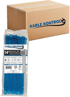 Kable Kontrol Fluorescent Blue Zip Ties 14 Inch 6, 50 Lbs Tensile Strength by KABLEKONTROL%C2%AE