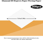 Veroave 300pcs 2.2Inch Diamond Paper Piecing - Image 2