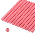 MECCANIXITY 12 Pcs Watermelon Red Cylinder Sealing Wax Stick Glue Gun Wax Seal by MECCANIXITY