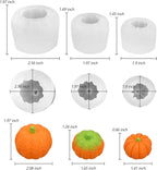 Sakolla 3D Pumpkin Candle Molds, 3 Pack Pumpkin Silicone Mold | Pumpkin Shape - Image 3