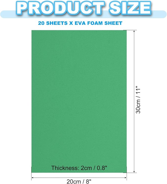 PATIKIL 20 Pack EVA Foam Sheets - Image 2