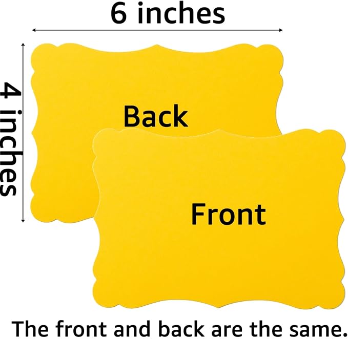 50 Pack Blank Kraft Greeting Cards, 5 Colors, 4x6IN | Thick Cardstock Paper - Image 2