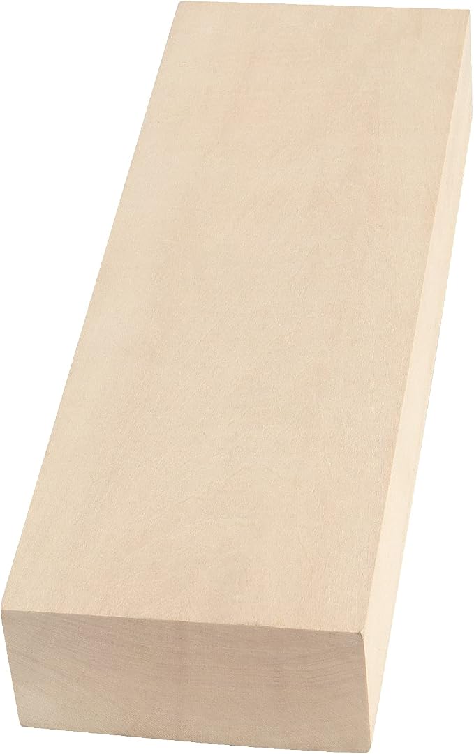 JAPCHET 2 Packs 10 x 3.5 x 1.7 Inch Basswood Blocks, Natural Unfinished Blocks - Image 4