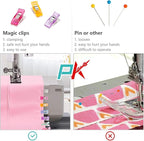 Sewing Clips 100 Pcs Quilting Clips 80 Small +20 Large Fabric Clips Assorted - Image 6