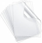 50Pcs Acetate Sheets for Crafts 6.30×4.33in Heat Resistant Clear Acetate Sheets by Unknown