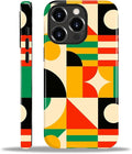 ZHEGAILIAN Case for iPhone 13 Pro Max, Geometric Colors Durable Shockproof by Home