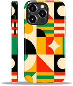 ZHEGAILIAN Case for iPhone 13 Pro Max, Geometric Colors Durable Shockproof by Home
