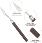 HARFINGTON 2pcs No.7 Palette Knives 10mm Width Stainless Steel Small Pointy - Image 4
