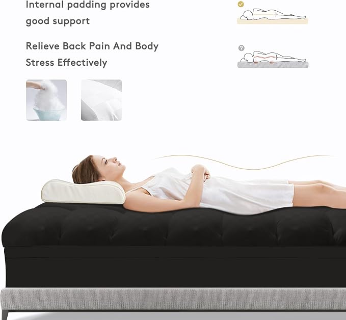 SameBed Mattress Topper Twin, Extra Thick Mattress Pad Cover - Image 6