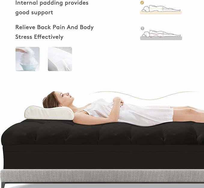 SameBed Mattress Topper Cal King, Extra Thick Mattress Pad Cover - Image 6