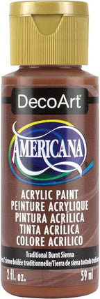 DecoArt Americana Acrylic Paint, Traditional Burnt Sienna by DecoArtAcrylicPaintCraftSupplies