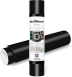 TECKWRAP Permanent Adhesive Vinyl 12" x 10ft, Matte Black by TECKWRAP