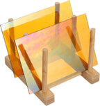PATIKIL 4 x 6 Inch Transparent Stained Glass Sheets, 2 Sheets Mosaic Glass by PATIKIL