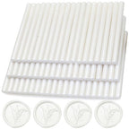 60pcs Wax Seal Sticks, Pearl White Sealing Wax Sticks, HOSEALING Glue Gun Wax by HOSEALING