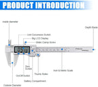 Digital Caliper Measuring Tool, Stainless Steel Vernier Caliper Digital - Image 7