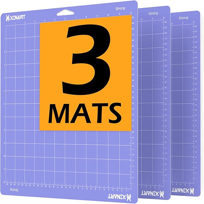 Xinart Cutting Mat for Cricut Maker 3/Maker/Explore 3/Air 2, Strong Adhesive by XINART