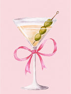 Pink Cocktail Diamond Art Kits for Adults, 5D DIY Coquette Diamond Painting by LEZHIJIA