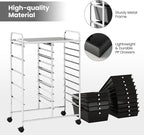 BECOMFORT 15-Drawer Rolling Cart - Image 6