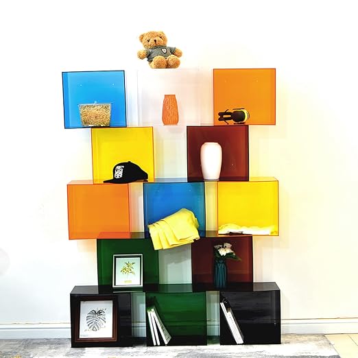 7 Pieces & 7 Colors 8" x 12" x 0.118" Transparent Colored Cast Acrylic Sheets - Image 8