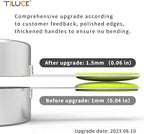 TILUCK measuring cups and magnetic measuring spoons set, stainless steel - Image 2