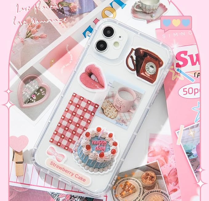 Girl's Korean Retro Sticker Book, Dessert Party Theme - Image 5