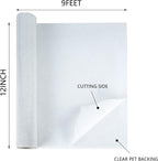 HTVVETUR Glitter HTV Vinyl Rolls Heat Transfer Vinyl - Image 2