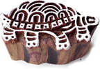 Royal Kraft Wooden Stamps DIY Fabric, Henna Printing Blocks THDtag037 by RoyalKraft