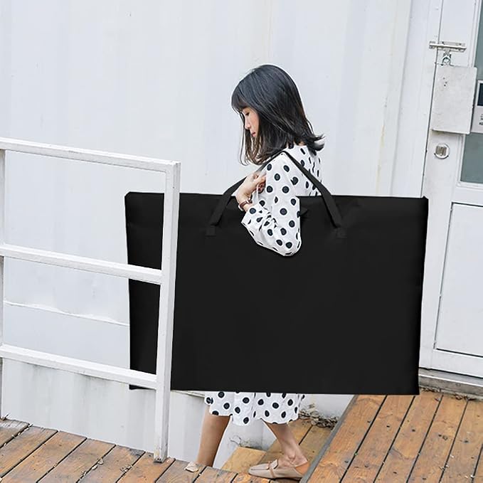 ZKOO Large Size Art Portfolio Bag, Light Weight Art Canvas Portfolio Case - Image 8