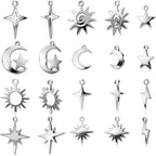 stino 40Pcs No Tarnish Celestial Pendants Charms by stino