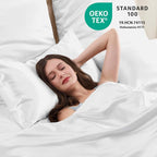 Queen Satin Pillowcase for Hair 2pc, Similar to Silk Pillow Cases, Easier Care - Image 4