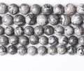 4mm 90pcs A+ Natural Map Jasper Gemstone Beads Gray Energy Stone Healing Power by NaturalStoneBeads