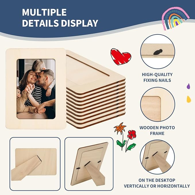 zjdbset Picture Frame Painting Craft Kit - Image 4