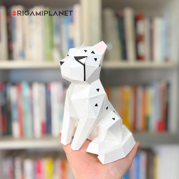 Leopard 3D Origami Paper Craft Kit, Creative Handmade Paper Sculpture Art - Image 2