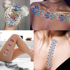 12mm 200pcs AB Colour Jewel Gems Round Flat Back Rhinestones, Reticulated - Image 3