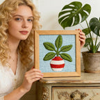 INFUNLY Potted Plant Punch Needle Kit - Image 7