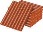 Brick Red Hot Glue Stick, Manarty 48 PCS Full Size 0.43" Dia x 4" Long Hot Melt by Manarty