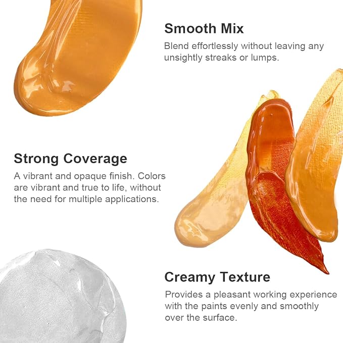 AUREUO Metallic Acrylic Paint Set - Image 5