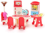 BananMelonBM 50 Pack Kids Little Dollhouse Furniture Toys House Big Dreams - Image 6
