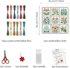 FREEBLOSS 11CT Cross Stitch Kit Stamped Cross Stitch Craft Kit - Image 2
