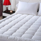 EASELAND RV King Mattress Pad Pillow Top Mattress Cover Quilted Fitted Mattress by EASELAND