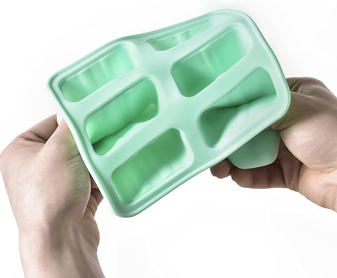 Popsicle Mold, Popsicle Molds 6 Pieces Silicone Ice Pop Molds BPA Free Popsicle - Image 3