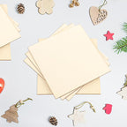 100 Pcs 5 Inch Wood Squares for Crafts, 1/8 inch Thick Plywood Wooden Sheets - Image 5