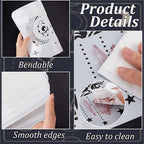 INFUNLY 9PCS/Set Sun Moon Wall Stencils - Image 8
